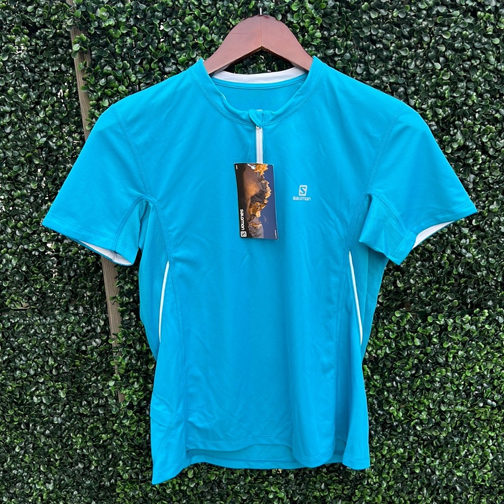Salomon Trail Zip Tee Medium